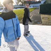 Schlittschuhlaufen 24 der USCO Jugend